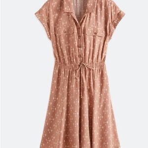 Lucky Brand dusty pink “Pip” shirt dress.